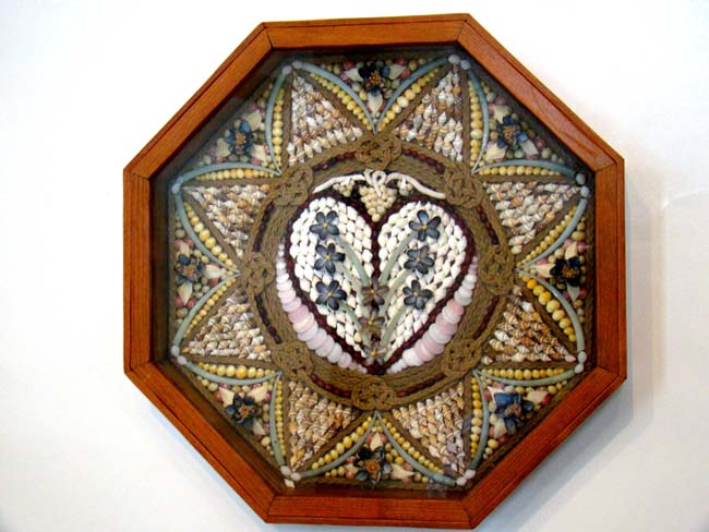 A fine contemporary Sailor's Valentine by Cape Cod native and award winning artist Gregg Roberts